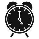 Time clock watch icon