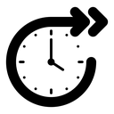 Time forward icon