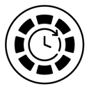 Time frame concept icon