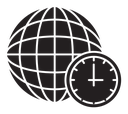 Time zones icon