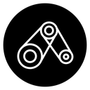 Timing belt icon