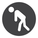 Tired Black Filled icon