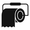 Toilet paper roll icon