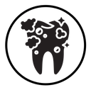 Tooth cleaning icon