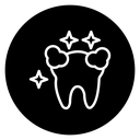 Tooth cleaning icon