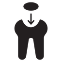 Tooth filling icon