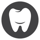 Tooth Black Filled icon