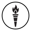 Torch flame icon