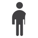 Tour guide people icon