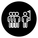 Tour guide people 2 icon