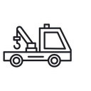 Tow truck 3 icon