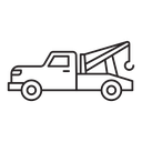 Tow truck icon