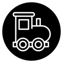 Toy train icon