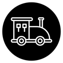 Toy train 2 icon