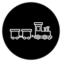Toy train icon