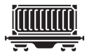 Train cargo icon
