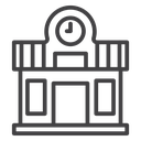 Train station building icon