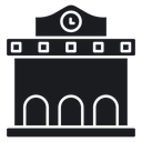 Train station building 3 icon