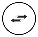 Transfer arrows icon