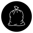 Trash bag icon