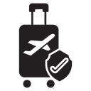 Travel insurance icon