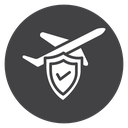 Travel Insurance Shield icon