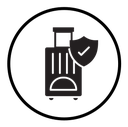 Travel insurance icon