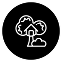 Tree house icon