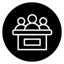 Trial by jury icon