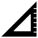 Triangle Ruler icon