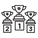 Trophy cup icon