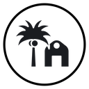 Tropical isle resort icon