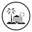 Tropical isle resort icon