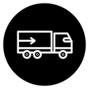 Truck arrow icon