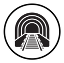 Tunnel mining industry icon