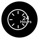 Twenty four hours icon
