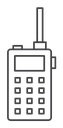 Two way radio icon