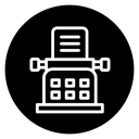 Typewriter icon