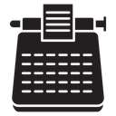 Typewriter icon