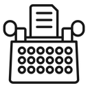 Typewriter 2 icon
