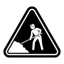 Under construction sign icon
