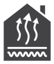 Underfloor heating icon