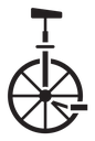 Unicycle icon