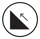 Uphill icon