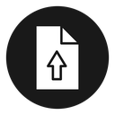Upload file 2 icon