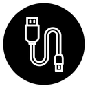 USB cable icon