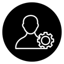 User gear 2 icon