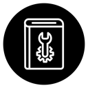 User guide book icon