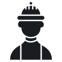 User helmet safety 3 icon