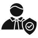 User protection shield icon